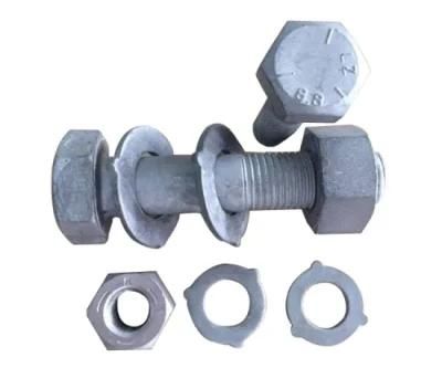 As1252, Assembled Set (nut+bolt+washer) , Cl. 8.8