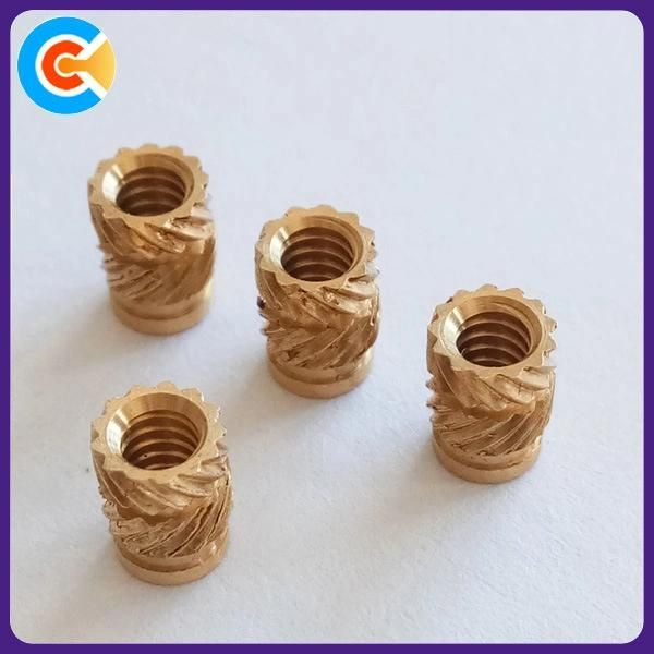 Brass 4.8/8.8/10.9 Rolled Copper Nuts for Railway Building/Machinery/Industry