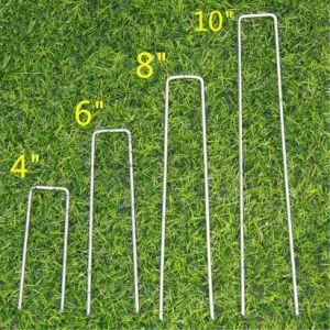 Customized Anti-Rust Galvanized Garden Ground Staples