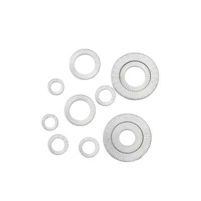 China Custom High Quality Fast Delivery M3-M130 DIN25201 Stainless Steel 316 Double Fold Self Nord Wedge Lock Washer