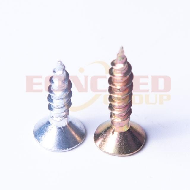 Yellow Zinc Plated Csk Screw Chipboard Screws with Cheap Prices
