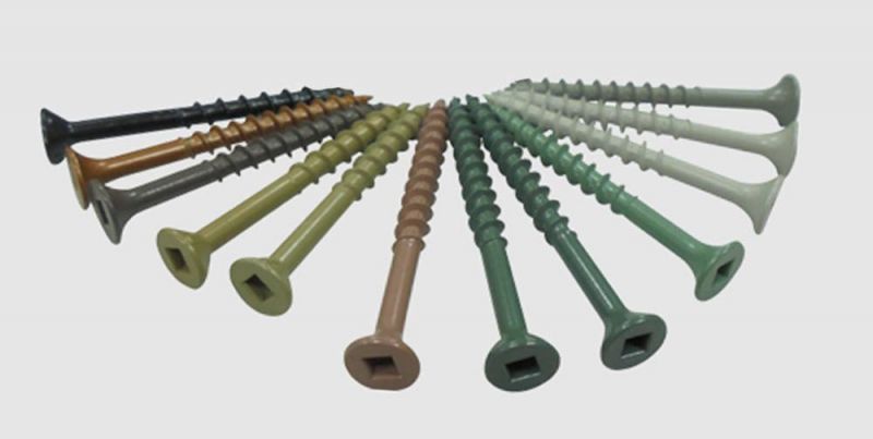 Ruspert Coating Colour Square/Pozi/Torx Drive External Deck Screws/Tornillos