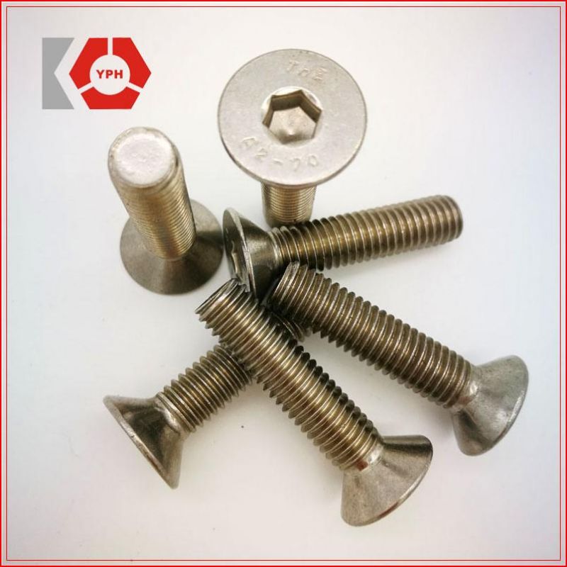 High Strength and Precise Hex Socket Countersunk Screws Stainless Steel DIN7991 High Quality