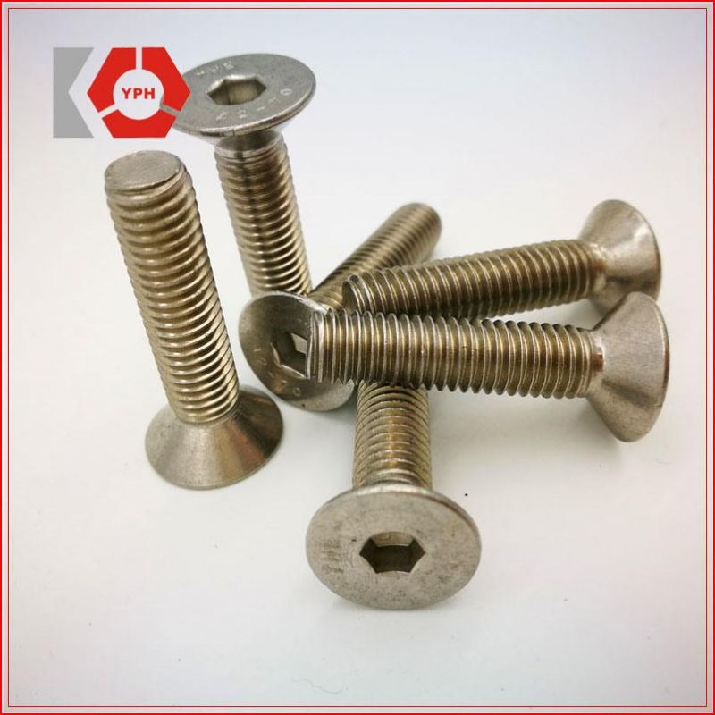 High Strength and Precise Hex Socket Countersunk Screws Stainless Steel DIN7991 High Quality