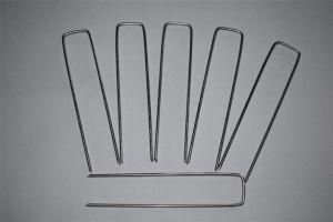 U Shape Stake Nails Pin Artificial Grass Pegs Weed Mat Pins