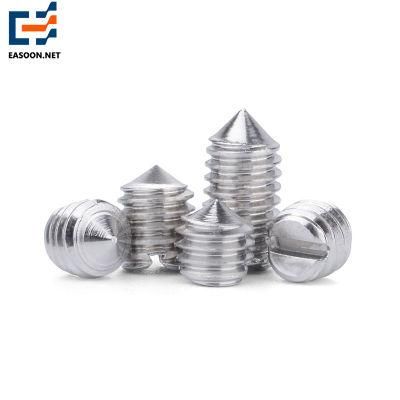 Flat End Set Screws Grub Screw Made in China DIN914 Cone Point Socket Set Screw Grub Screw