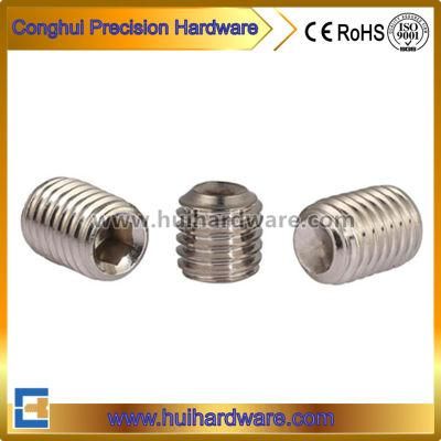 Stainless A2-70 Hexagon Socket Set Screw with Flat Point M1.6-M8