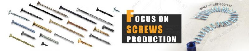 Pancake Head Black Phosphating Phillips Drive Wood Furniture Screw/Tornillos Made in China