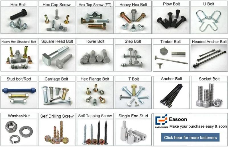 Flat Head Semi Tubular Rivet/Steel Rivet/Mushroom Head Rivet with Blue Zinc Coating/Coupler Rivet One-Stop Stainless Steel SS304 Solid Rivet