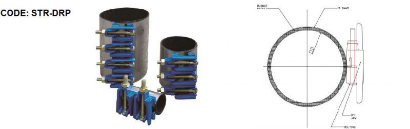 Dci Jaw SS304 Band Repair Clamp
