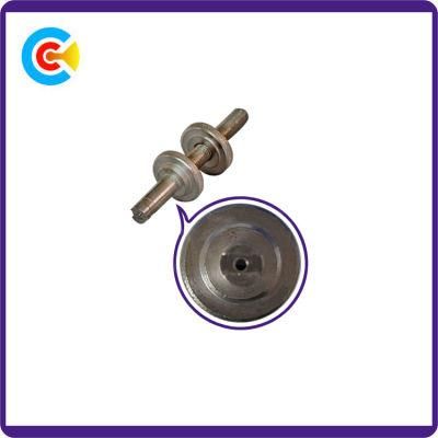 Carbon Steel 4.8/8.8/10.9 Galvanized Non-Standard Knurled Screw Nut for Building/Bridge/Railway/Machine