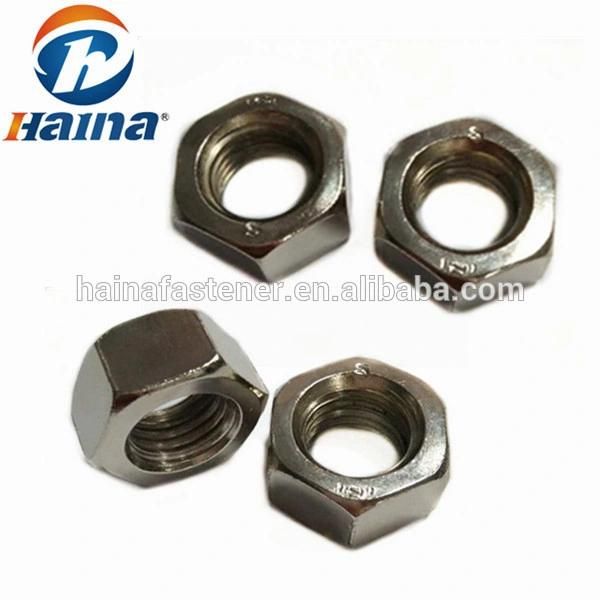 Stainless Steel A2-70 Hex Nut ISO4032 ISO4033 DIN934 in Stock