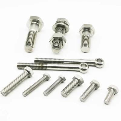 304/316/316lstainless Steel U Bolt Hex Bolt Carriage Bolt Hex Flange Bolt Anchor Bolt Hex Socket Cap Bolt Eye Hook Bolt
