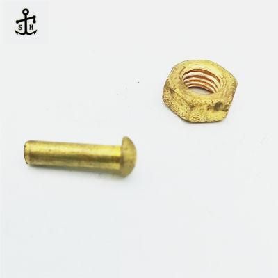 DIN 660 or Custom Made 2mm 2.5mm Copper &amp; Steel Round Solid Head Rivet for Leather Made in China