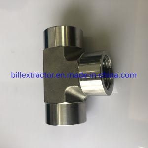 Stainless Steel 304 316L Compression Pipe Fitting Female Threaded Tee
