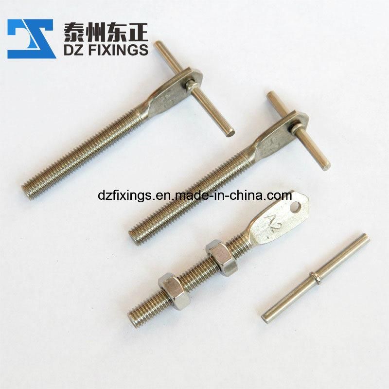 Stainless Steel Rebar Flat Head Bolt