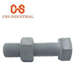 Hot DIP Galvanized Grade 8.8 Hex Head Bolts and Nuts