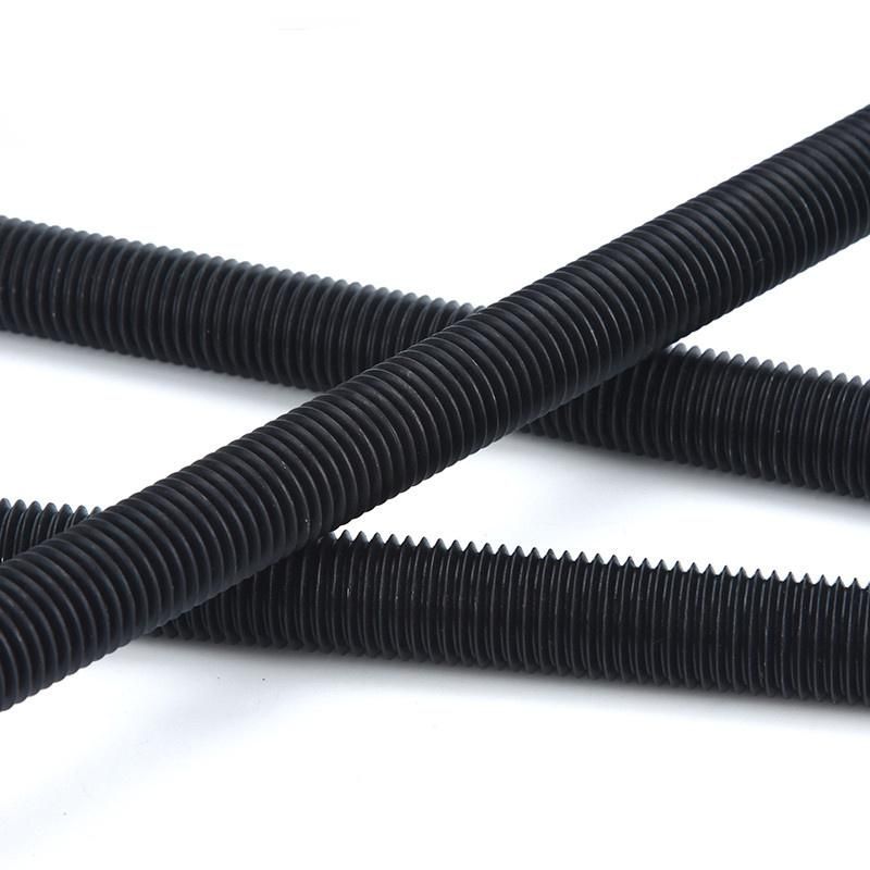 DIN975 976 Full Threaded Rods, Thread Bar, Round Bar, Thread Stud, Carbon Black Galvanized