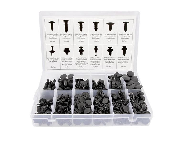 Auto Clips Car Bumper Door Trim Panel Plastic Rivets Front Dumper Fender Fastener Push Pin Clips