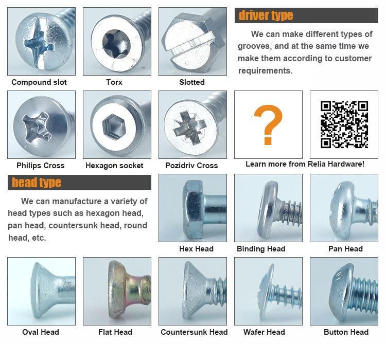 Cheap Price Good Quality Self Tapping Flat Head Security Tamper Resistant Screw