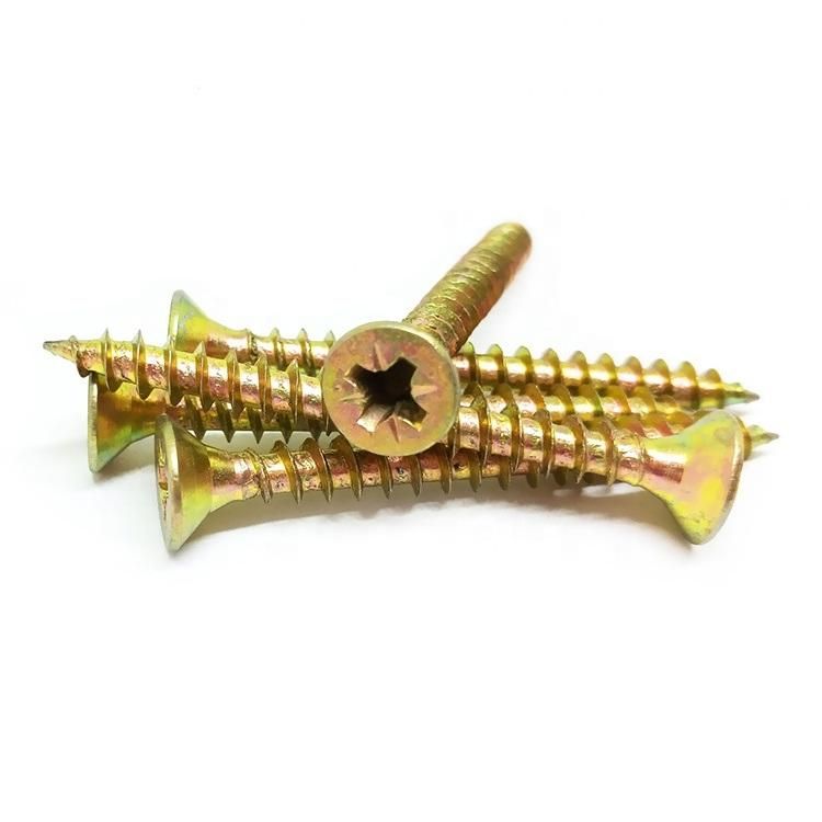 Congo Angola Tanzania Colombia Market/Factory Direct Sale Custom Zinc Plated Chipboard Screw