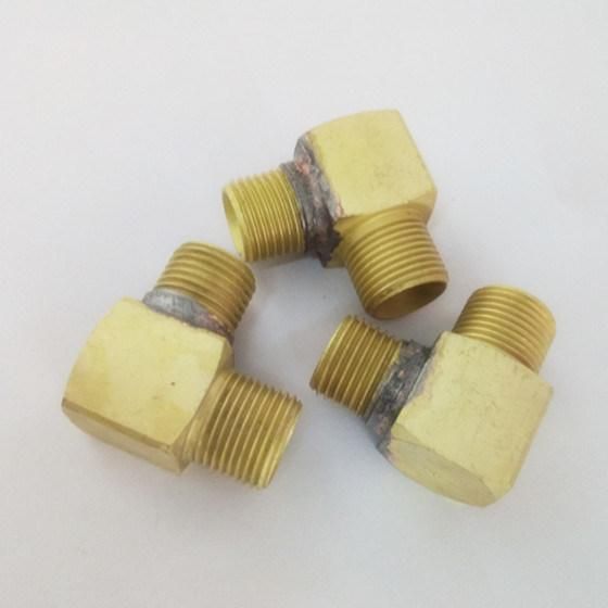 Brass Threaded Elbow 90 Degree Pipe Reducer Copper Fit Male Nipple for Mold Parts