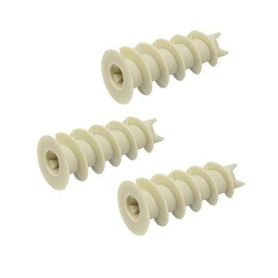 Plastic Drywall Anchor Nylon Wall Plug Anchor with Self-Tapping Screws