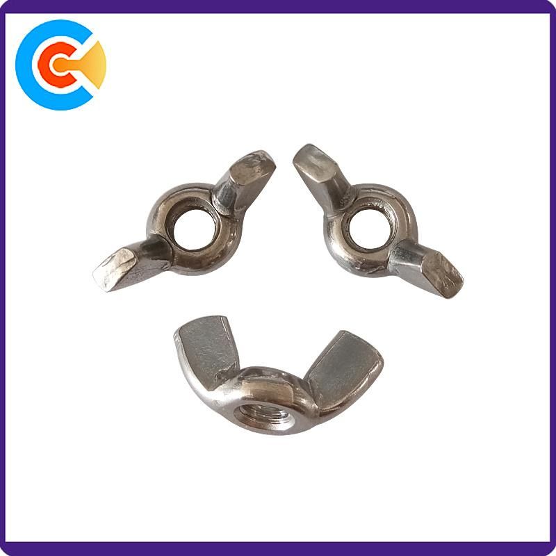 Stainless Steel Wing Nuts DIN315 M6 for Industry