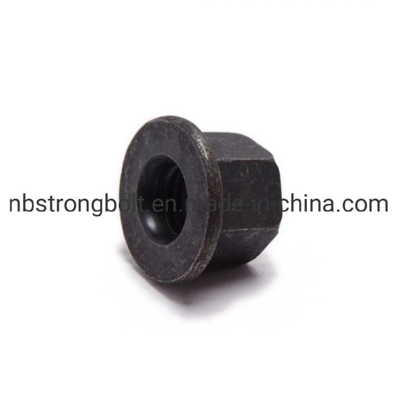 DIN6331 Black Hex Flange Nut