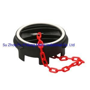 Polypropylene PP French Guillemin Cap Coupling with PP or Ss Chain