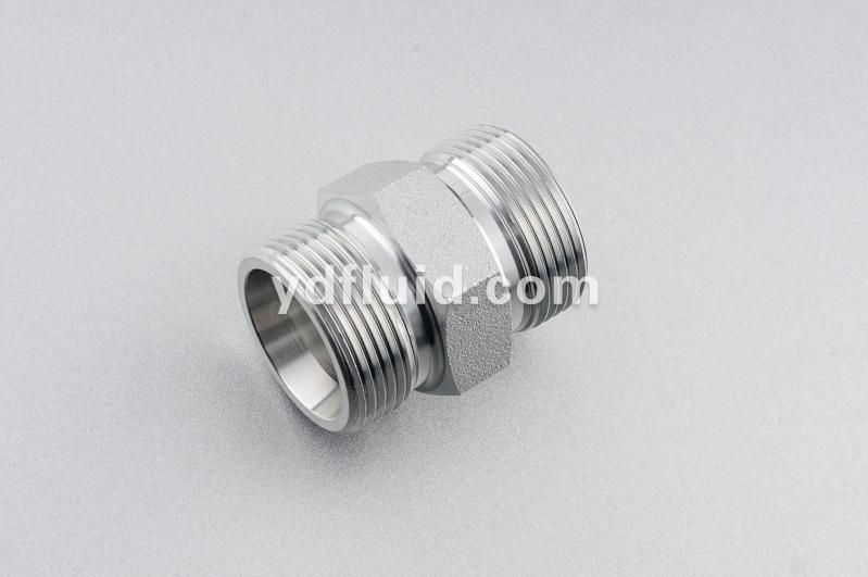 Straight Coupling Nipple Hydraulic Pipe Fitting Male Equal Straight Hydraulic Connector