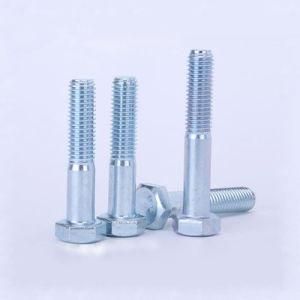 Hex Bolt and Nut. Zinc Plating-Blue White Product Grade 8.8 DIN4016