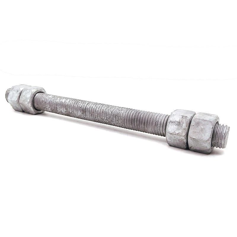 Dacromet Coating M5-M64 Double End Stud Bolts with Nut