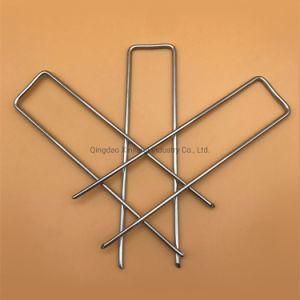 Anti-Rust Galvanized Plain Steel Garden Landscape Pegs