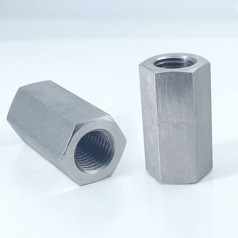 Stainless Steel Hex Long Nut, Coupler Nut, Coupling Nut