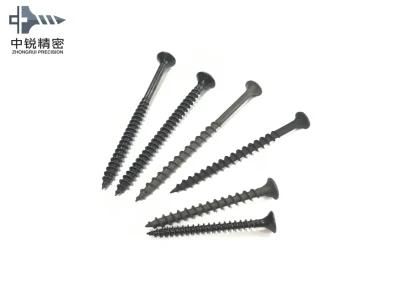 3.5X45mm Fine Thread Phillips Bugle Head Drywall Screws Black Phosphate Coated Drywall Screws