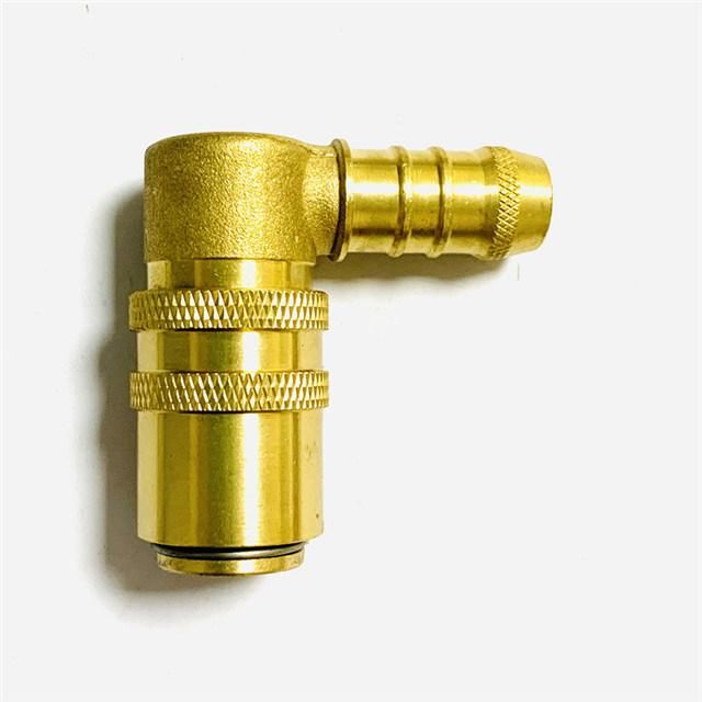 Brass Elbow Threaded Quick Coupling of Pipe Connector Fitting