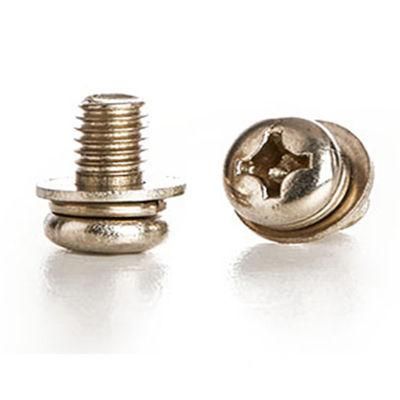 A2 A4 Stainless Steel Combination Philips Pan Head Screw with Washers