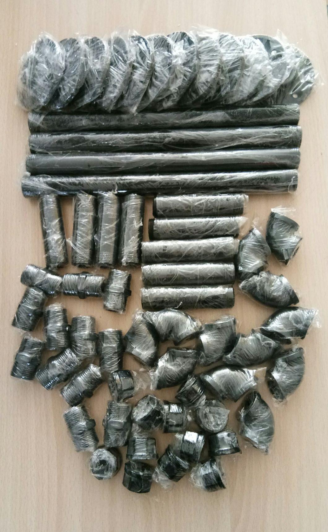 Cast Iron Grey Steel Floor Threaded Flange for Industrial Lamps