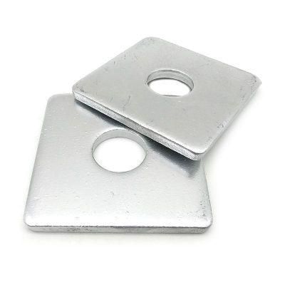 China Manufacturer Wholesale Stainless Steel Thin Flat Washer Galvanized M6 Square Washers DIN436
