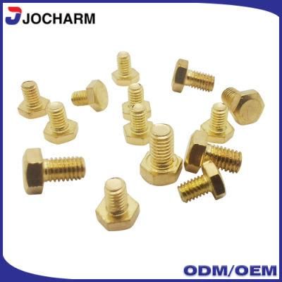 DIN931 ASME Brass Hex Head Hexagonal Screws Bolt Fastener