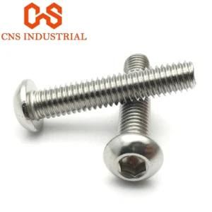 China Fastener ISO 7380 M6 M8 304 Stainless Button Head Allen Bolt