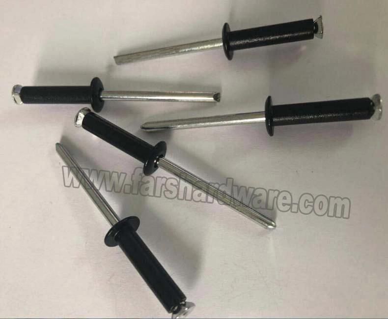 Colorful Aluminum Steel Flower Shaped Peel Type Rosette Rivet