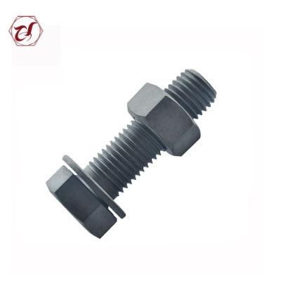 DIN933 Gr4.8 Yellow Zinc Plated Full Thread Hex Bolt/DIN931 Zinc Plating Bolt