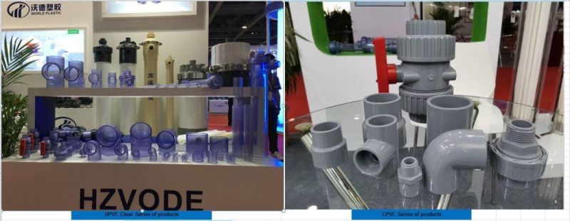 UPVC Plastic Clear Pipe for Industrial Water Treatment with High Quality by Hzvode