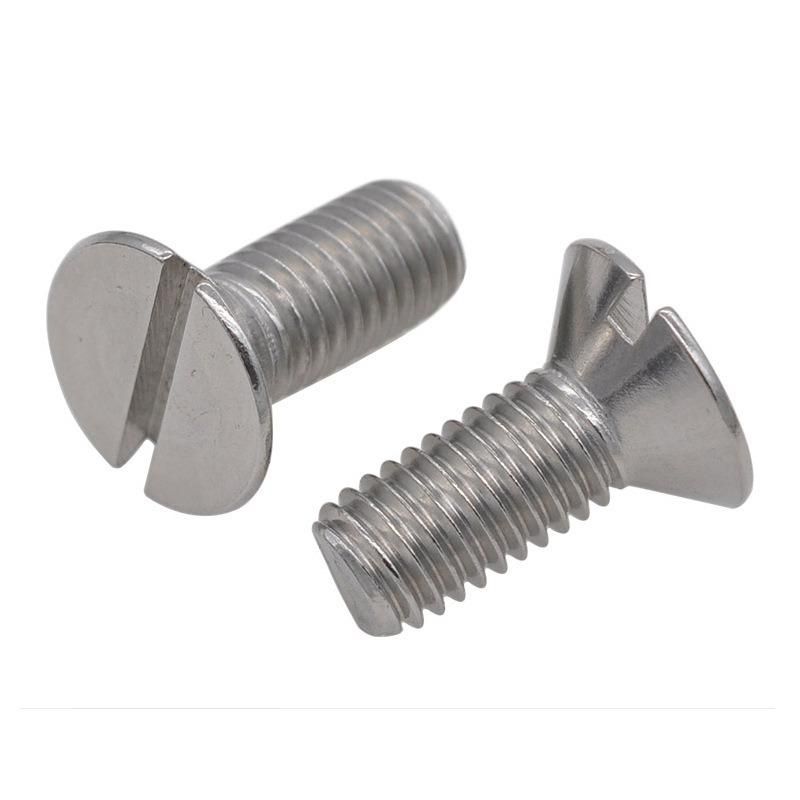 Stainless Steel DIN963 Slotted Countersunk Flat Head Screws