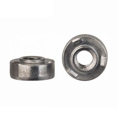 Stainless Steel Cylindrical 304 Weld Nut Threaded Sleeve Rod Round Coupling Connector Tube Nuts