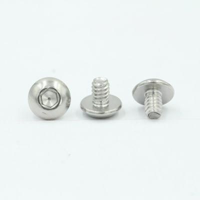 Custom Stainless Steel Hex Socket Pan Head Screw Micro Screw