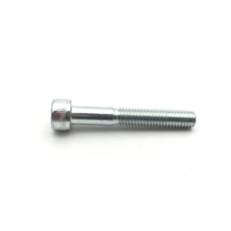 DIN 912 Hex Socket Cap Screw Hex Socket Head Bolt Allen Bolt Knurling Carbon Steel Zinc Plated Galvanized