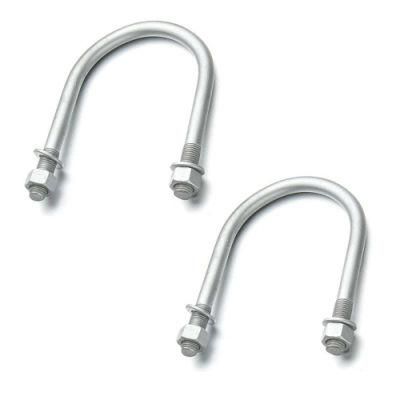 Professional Manufacture U-Bolt Clamp and Bracket U Bolt and Fastener for U Thread Bracket Shaped Structure Fixing